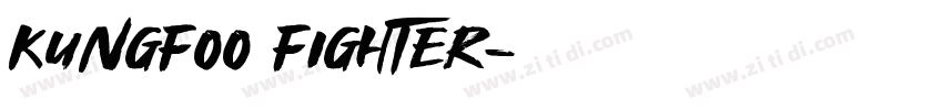Kungfoo Fighter字体转换